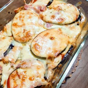 viviの作ってみた!投稿(【とろ〜り♡茄子とベーコンのチーズ焼き】トースターで簡単！)