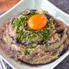 レンチン♪とろとろなすにあえるだけ◎【なす明太ユッケ】
