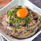 レンチン♪とろとろなすにあえるだけ◎【なす明太ユッケ】