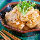 味しみ＆プルプル食感『むね肉と豆腐の揚げだし風♡めんつゆ煮』