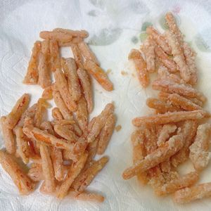 ゆずまるの作ってみた!投稿(手が止まらん！フライドにんじん)