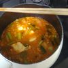 みふりーもの作ってみた!投稿(豚ひき肉と小松菜のチゲ風おかずスープ【#簡単 #包丁不要 】)
