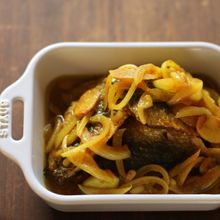 イワシのエスカベッシュ、カレー風味