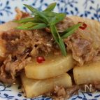 牛肉と大根のオイスター炒め
