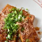 カリッとごちそう！甘辛豆腐ステーキ