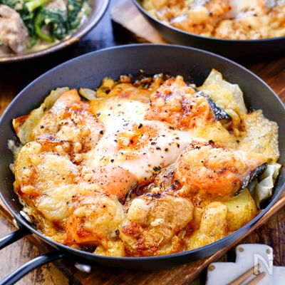 【鮭と野菜のBBQチーズ焼き】レンジ＆トースターで絶品！