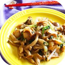 ホタテときのことセリの生姜焼き