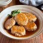 思わずのみほす！【れんこんつくねの白だしあんかけ】