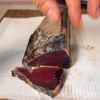 鰹のたたきガーリックオイルかけの工程2