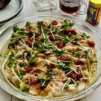 白菜と豚肉のレンチン蒸し梅干し風味