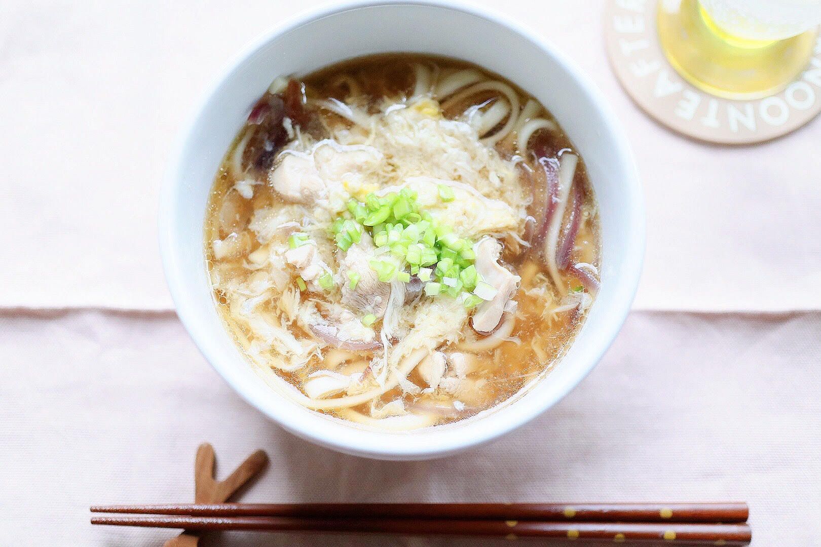 ふわとろ 親子うどん レシピサイトnadia