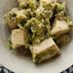 ふわふわ高野豆腐のふき味噌煮