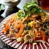 残り野菜で作る★パッタイ風焼きそば♬