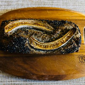 puricoの作ってみた!投稿(バナナの甘みだけ♪黒ごまバナナケーキ【砂糖・乳なし】)