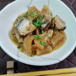 M＊Pの作ってみた!投稿(【さばのみそ煮缶と大根のコチュジャン煮】みそ煮缶で手軽に！)