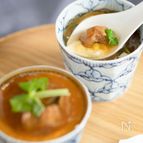 穴子の餡掛け茶碗蒸し