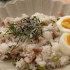 りかの作ってみた!投稿(鯵の開きとたっぷり薬味の混ぜごはん)