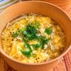 【えのきとふわふわ卵の中華スープ】とろとろ〜♡の工程4