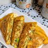まゆのの作ってみた!投稿(【うす焼き納豆オムレツ】混ぜて焼くだけ！包まず簡単♪)