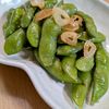 まゆのの作ってみた!投稿(クセになる旨辛味!枝豆のペペロンチーノ レモスコ風味)