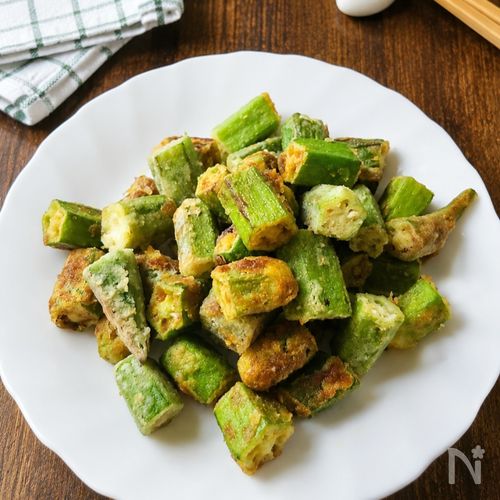 サクッとやみつき♪【カレーフライドオクラ】手が止まらない！