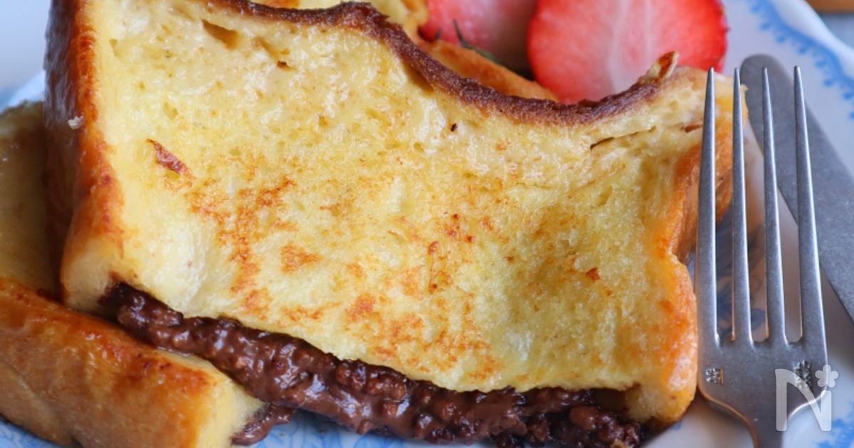 チョコがとろけるフレンチトースト