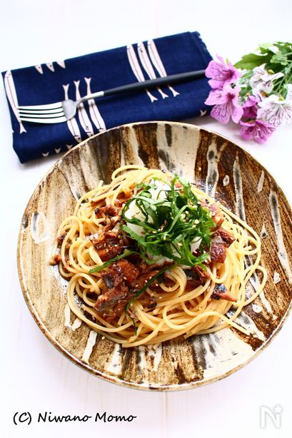 味つけいらず さんま缶の和風おろしパスタ By 庭乃桃 レシピサイト Nadia ナディア プロの料理家のおいしいレシピ