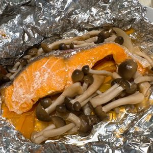ぷりんの作ってみた!投稿(『鮭のレモンバター醤油ホイル焼き』)