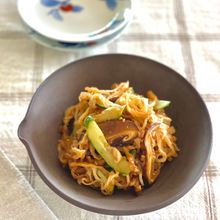 栄養バランスに不安を感じたら干し椎茸と切り干し大根サラダ