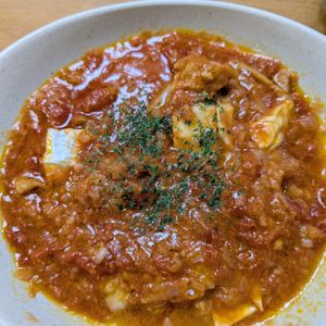 252183の作ってみた!投稿(【カマンベールトマトチキン煮】ごちそうおかず♡)