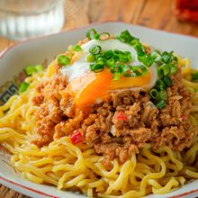 【旨辛肉みそ冷やしラーメン】肉味噌も卵もレンジでラク！早い！