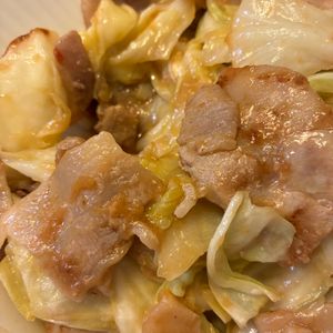 なななななの作ってみた!投稿(包丁いらず♪オール1の黄金比率de『豚バラキャベツの回鍋肉』)