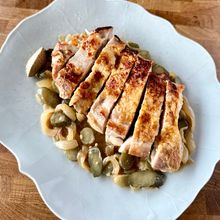 鶏肉の甘酸っぱいピクルスソース｜シャルキュティエール