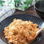包丁不要！超簡単5分で完成♡鶏ひき肉と豆腐のごまキムチ炒め