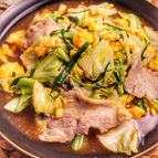 【業スー】豚肉と野菜の炒り卵あんかけ
