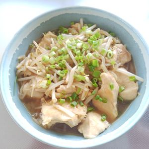 はるにゃんこの作ってみた!投稿(【材料2つで最強おかず】無限鶏もやし)