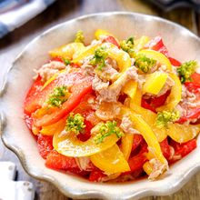 【パプリカのイタリアンツナマリネ】サラダ感覚で♪ひんやり副菜