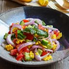クミンひとつでエスニックな味【夏野菜のモロッカンサラダ】