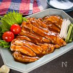 【レンジで絶品こく旨鶏チャーシュー】ご飯がすすむ