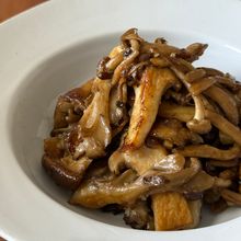 塩麹バター　×　焼きキノコ