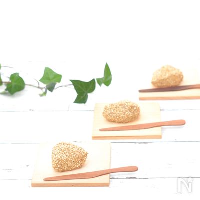 レンジでチンするだけ☆片栗粉のゴマわらび餅