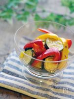 ズッキーニとパプリカのマリネ☆