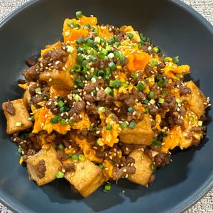 楽ラク手抜キッチン🐶🐾の作ってみた!投稿(ご飯が進む🍚甘辛厚揚げそぼろ！)