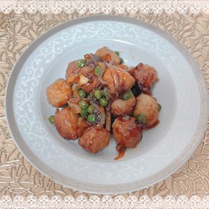 にゃ〜むずの作ってみた!投稿(シャキシャキ♪【蓮根入り肉団子の甘酢あん】)