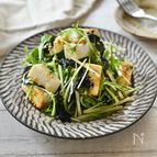 はんぺんと水菜のチョレギ風サラダ