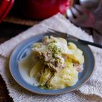 キャベツと豚ひき肉だけ！ミルフィーユミルク煮【食べるスープ】