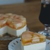 mikitiiiiyの作ってみた!投稿(レンジで作る♪桃のレアチーズケーキ)