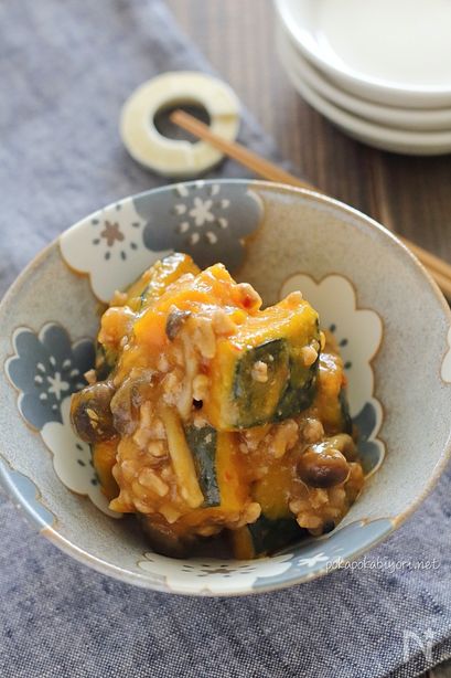 電子レンジで作る 簡単 激ウマ かぼちゃピリ辛そぼろあん By 小春 ぽかぽかびより レシピサイト Nadia ナディア プロの料理家のおいしいレシピ