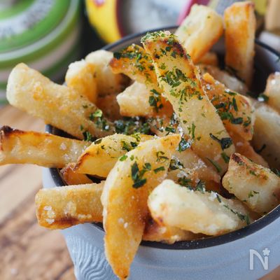 【ポテトより美味しいかも】手が止まらない海苔塩スティック大根