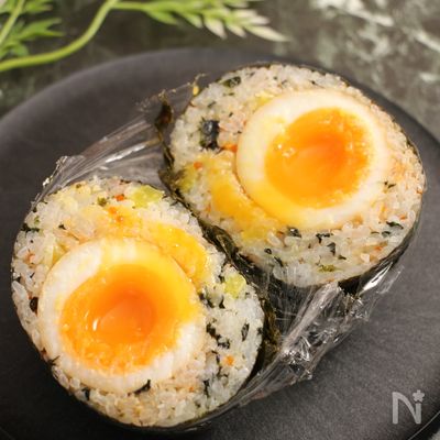 韓国風やみつき卵入り【危険なおにぎり】を再現